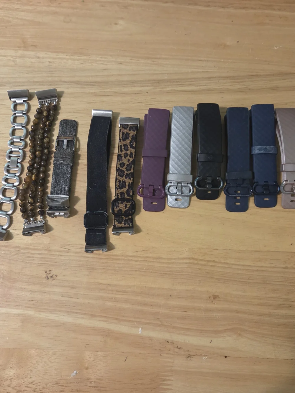 Fitbit Watch Bands Set Of 11 Interchangeable Silicone and Fabric Bands